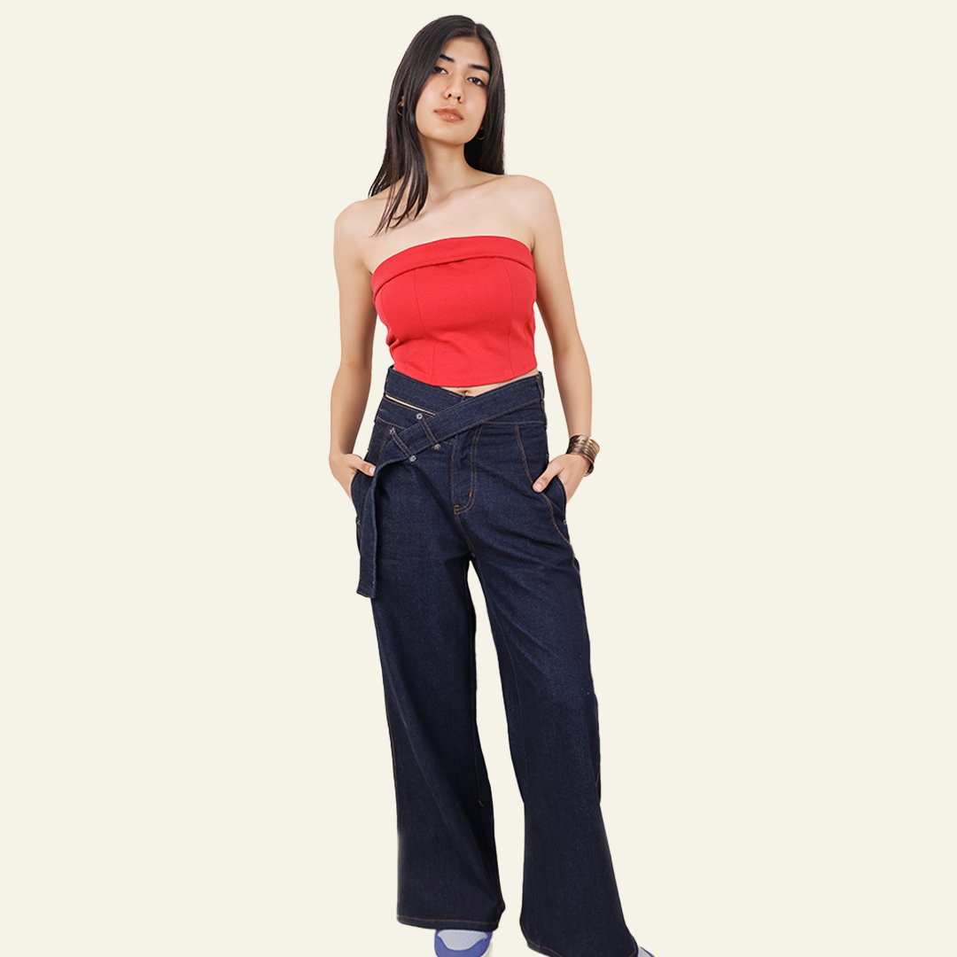 Women’s Indigo Flared Jeans - Women Liberation by Old Gene