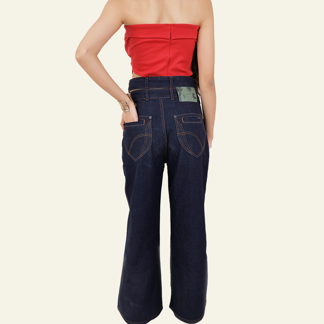 Women’s Indigo Flared Jeans - Women Liberation by Old Gene