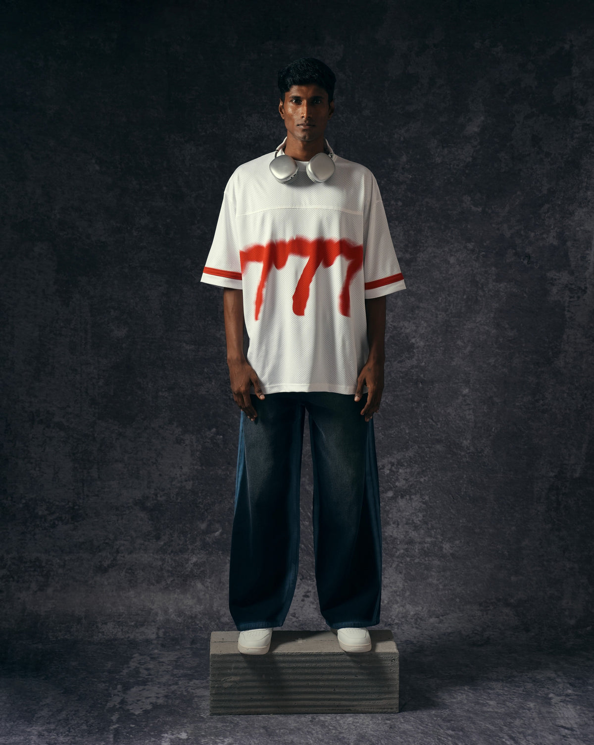 777 White Basic Jersey by oddnoteven
