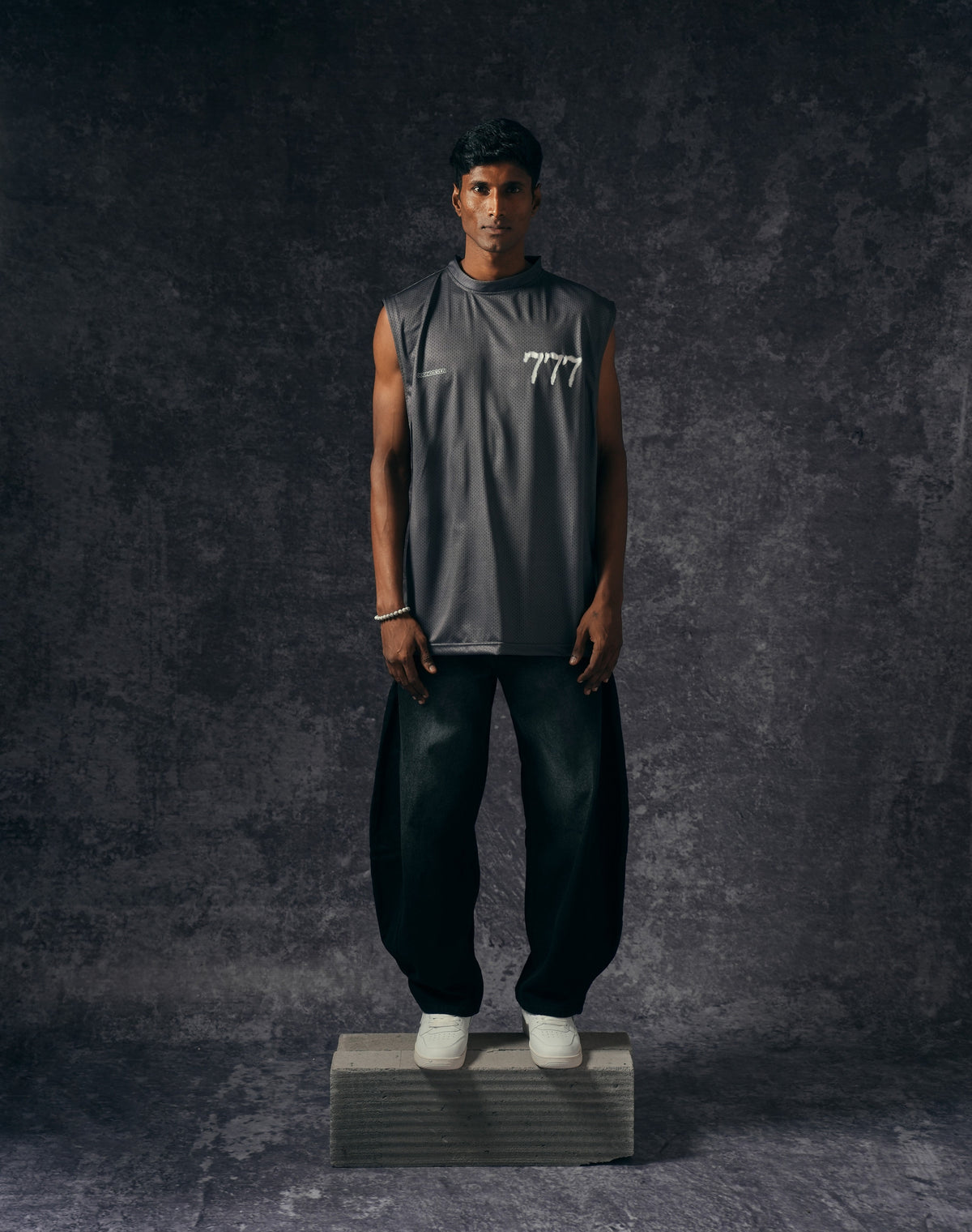 777 Grey Basic Sleeveless Jersey by oddnoteven