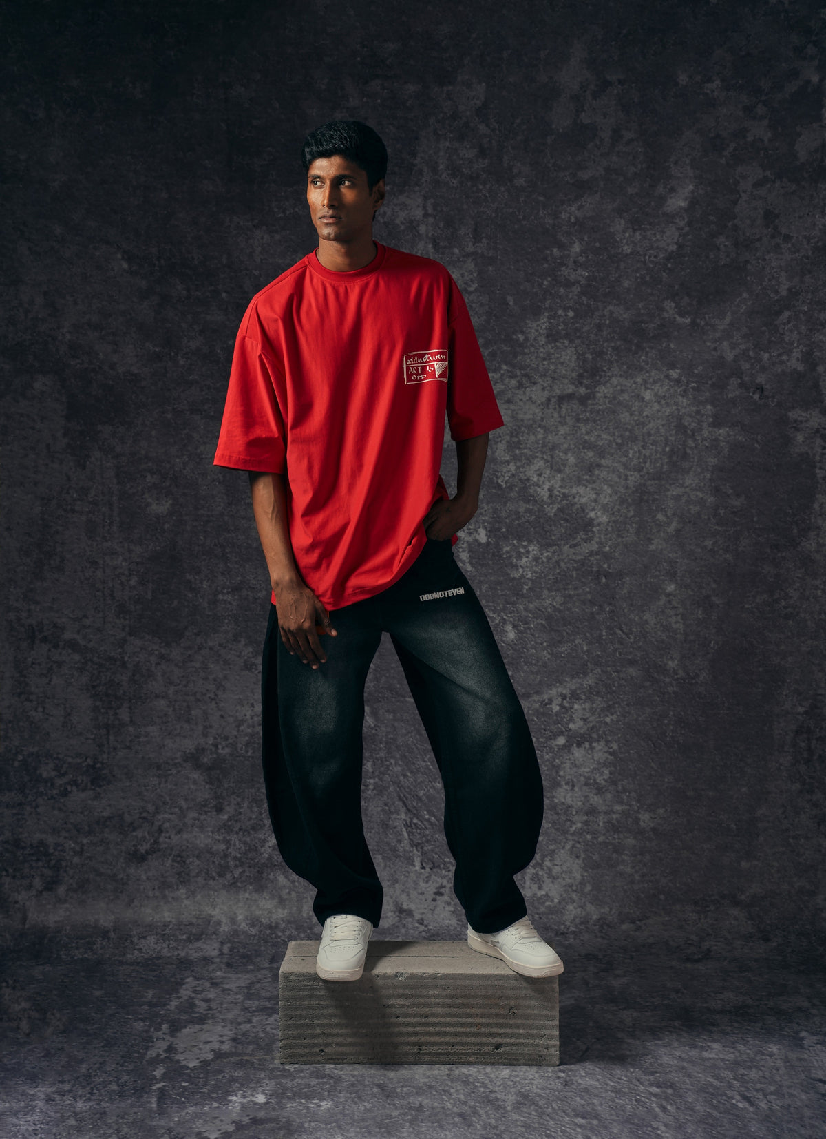 Odd Red Basic Tshirt by oddnoteven