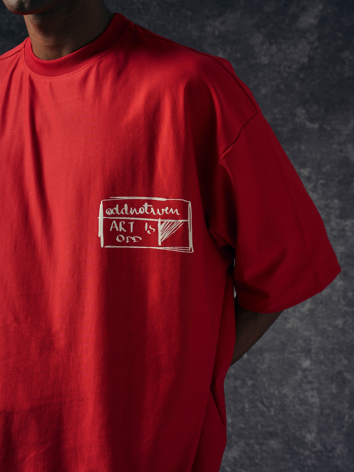 Odd Red Basic Tshirt by oddnoteven