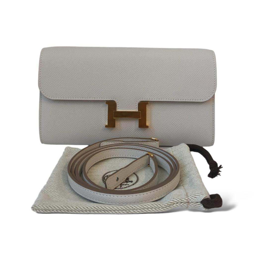 Hermès Constance To Go Epsom Leather – Gris Pale GHW