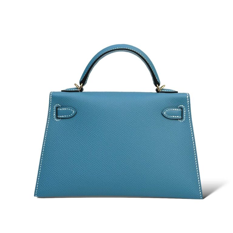 Hermès Mini Kelly – Bleu Jean Epsom with Gold Hardware