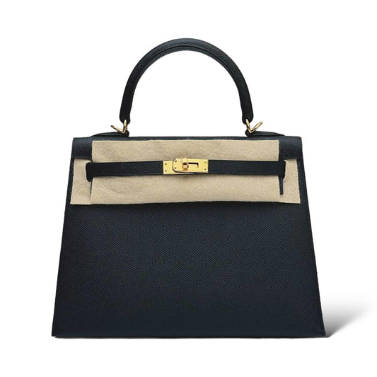 Hermès Kelly 25 – Black Epsom Gold Hardware - Zeuskicks