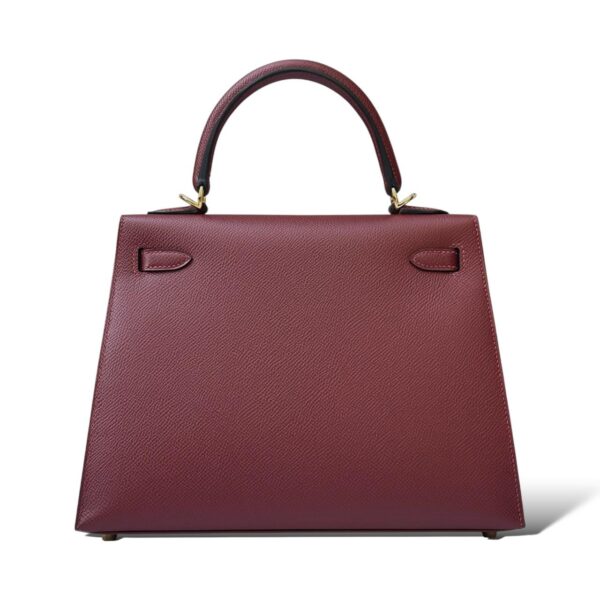 Hermès Kelly 25 – Rouge H Epsom with Gold Hardware