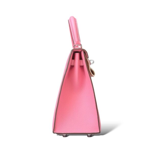Hermès Kelly 25 Sellier – Rose Confetti Epsom Leather with Palladium Hardware - Zeuskicks