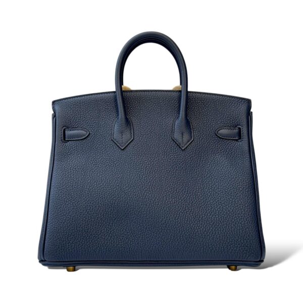 Hermès Birkin 25 – Navy Bleu Togo Leather with Gold Hardware