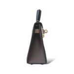Hermès Mini Kelly Tricolor – Ecorce/Etoupe/Black Epsom with Gold Hardware