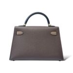 Hermès Mini Kelly Tricolor – Ecorce/Etoupe/Black Epsom with Gold Hardware