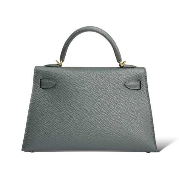 Hermès Kelly Mini Vert Mangrove Epsom Gold Hardware