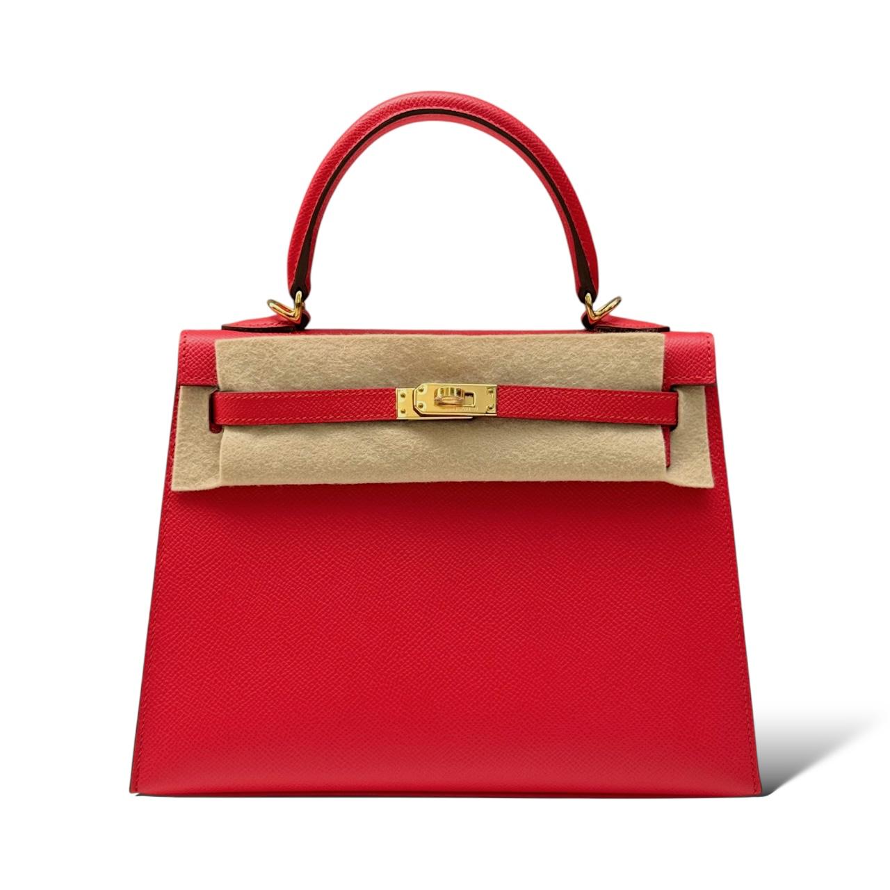 Hermès Kelly 25 Sellier – Rose Jaipur Epsom Leather with Gold Hardware