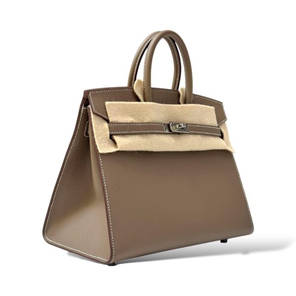 Hermès Birkin 25 – Étoupe Epsom Leather with Palladium Hardware - Zeuskicks