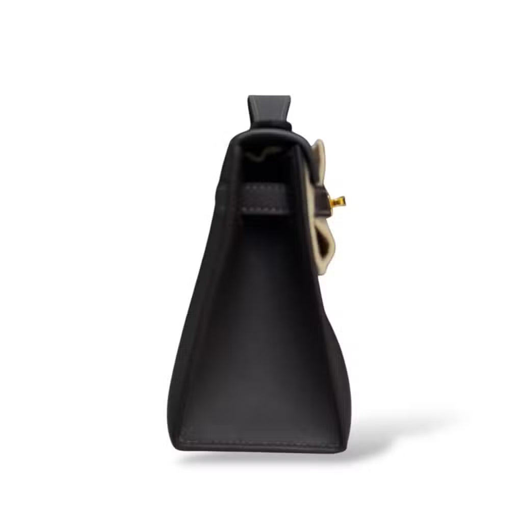 Hermès Kelly Pochette – Bai Brun Swift with Gold Hardware