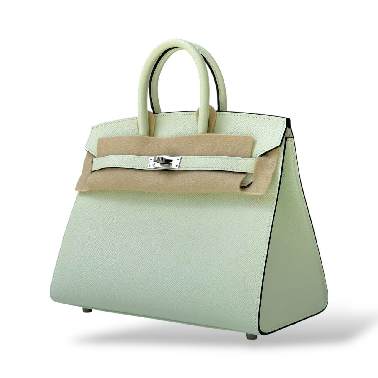 Hermès Birkin 25 – Vert Fizz Epsom Leather with Palladium Hardware