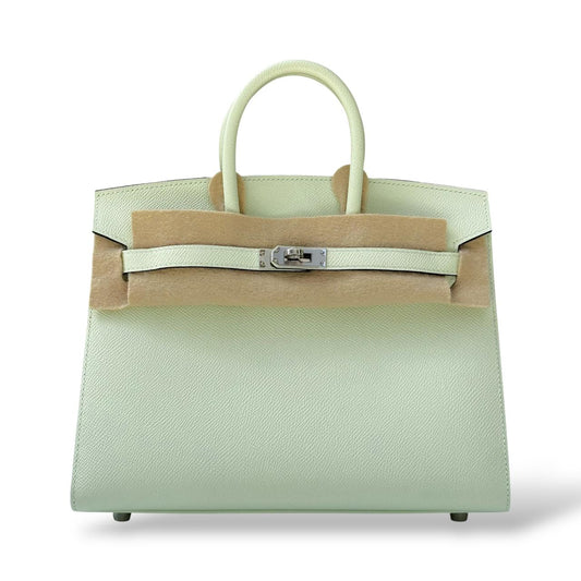 Hermès Birkin 25 – Vert Fizz Epsom Leather with Palladium Hardware - Zeuskicks