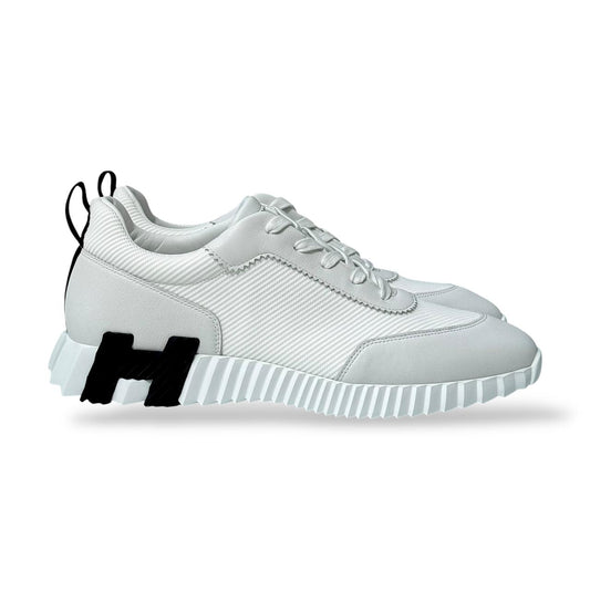 Hermès Bouncing Sneakers – Blanc Mesh & Sport Goatskin Edition - Zeuskicks