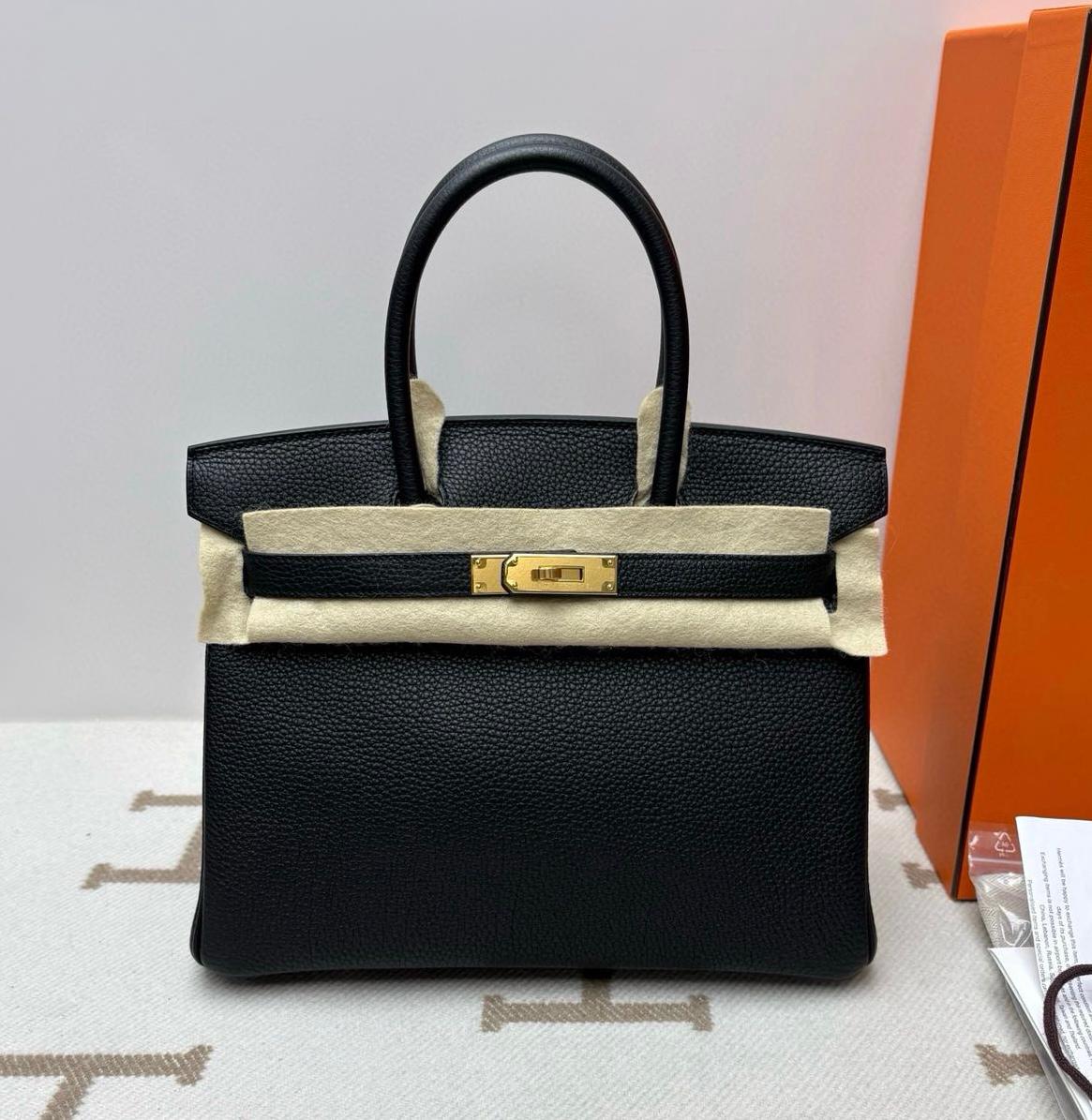 Hermès Birkin 30 – Noir Black Togo with Gold Hardware - Zeuskicks