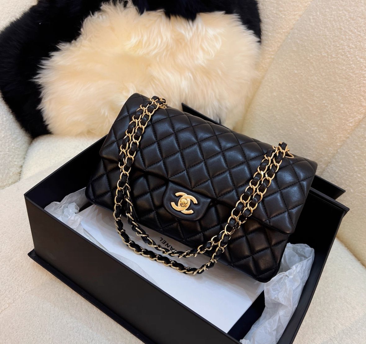 Chanel Small Classic Flap – Gold Hardware, Like New - Zeuskicks