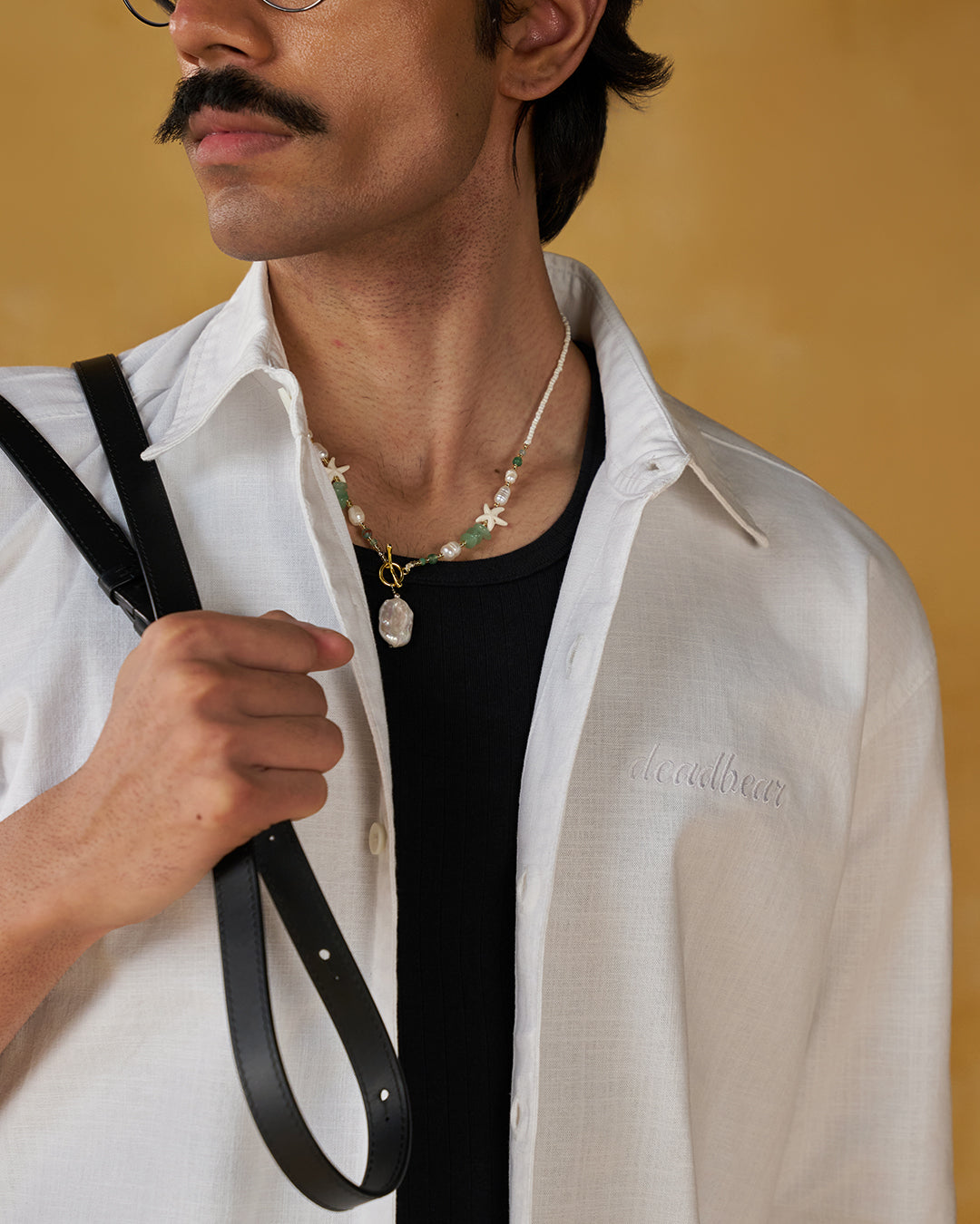 Co-ord Shirt White by DEADBEAR