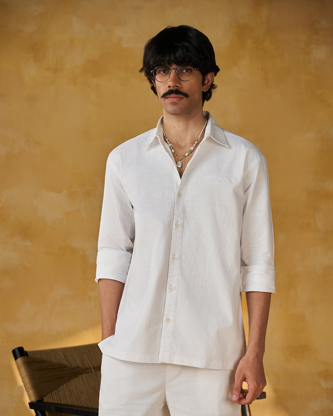 Co-ord Shirt White by DEADBEAR