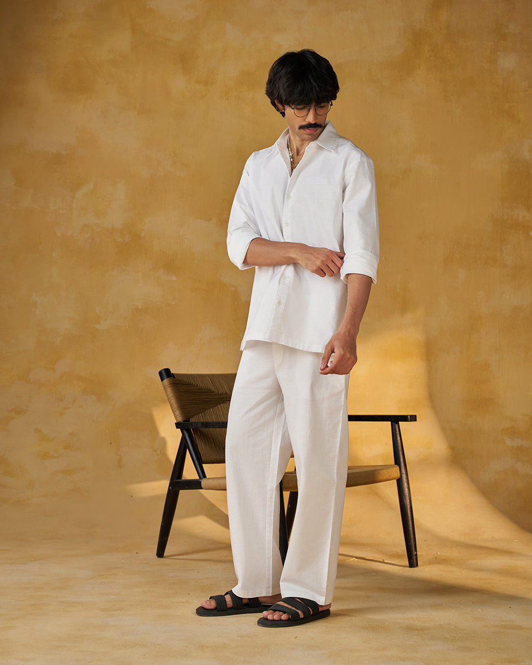 Co-ord Straight Pant White by DEADBEAR