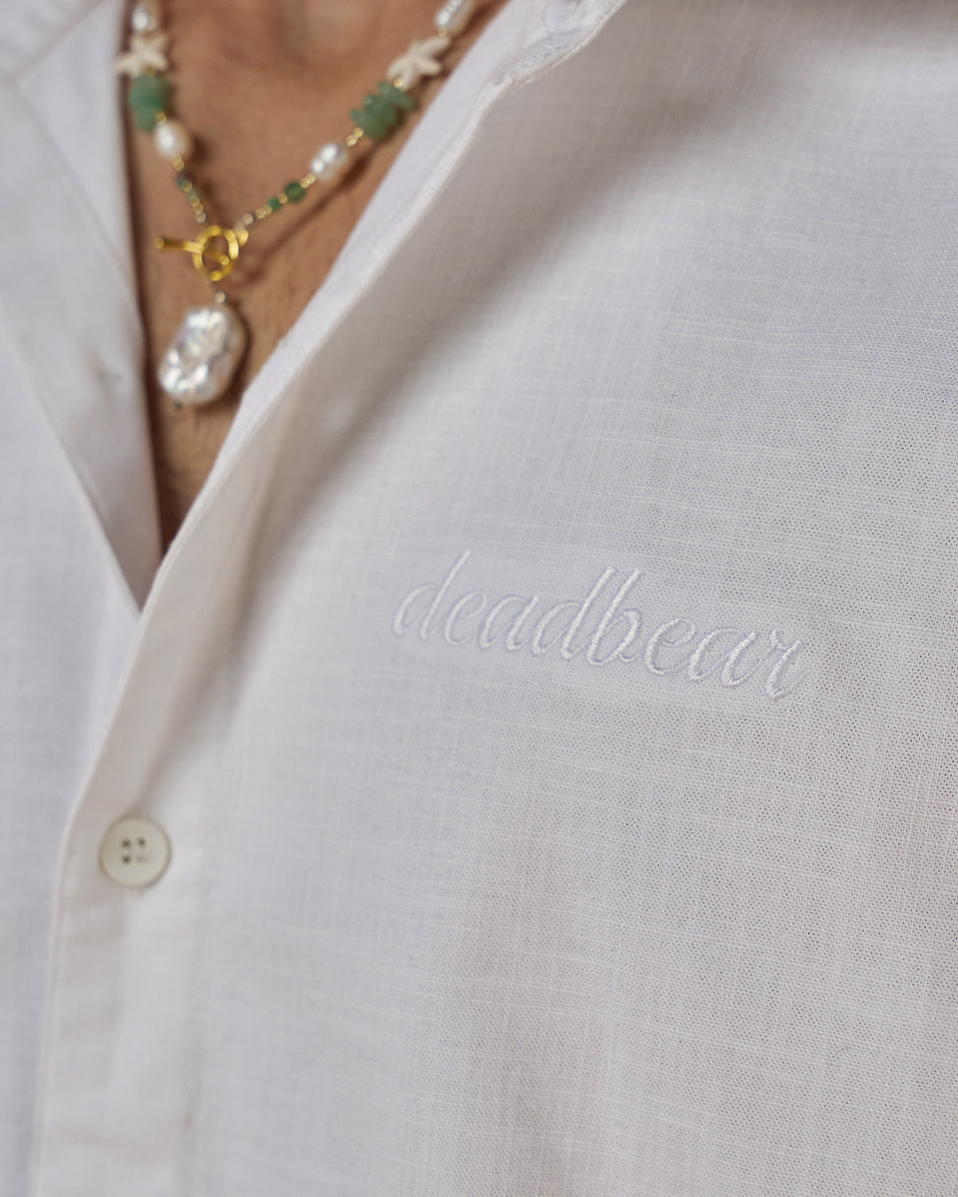 Co-ord Shirt White by DEADBEAR
