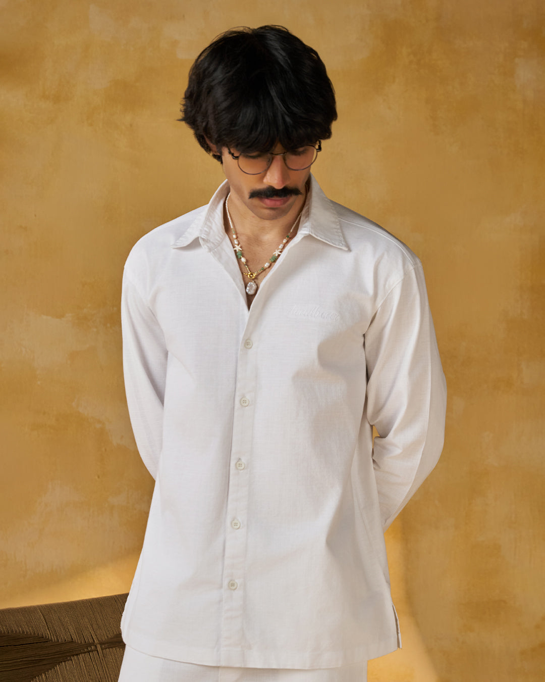Co-ord Shirt White by DEADBEAR