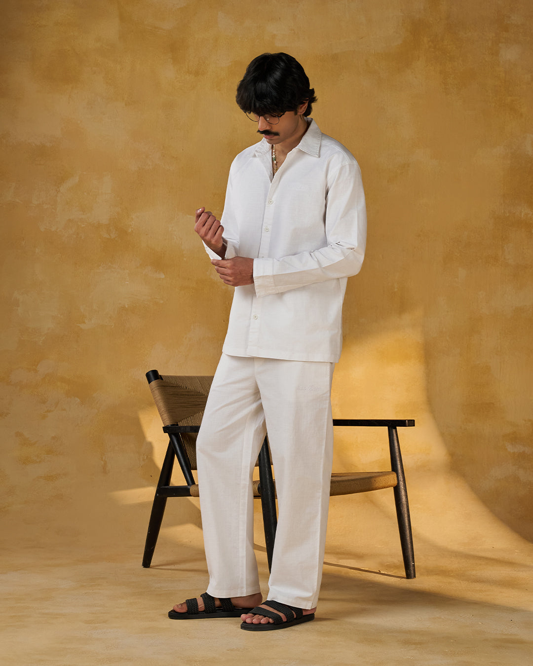 Co-ord Straight Pant White by DEADBEAR