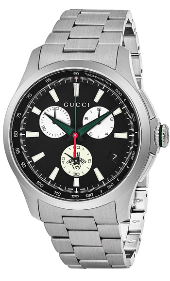 Men’s Gucci YA126267 Stainless Steel Quartz Watch - Zeuskicks