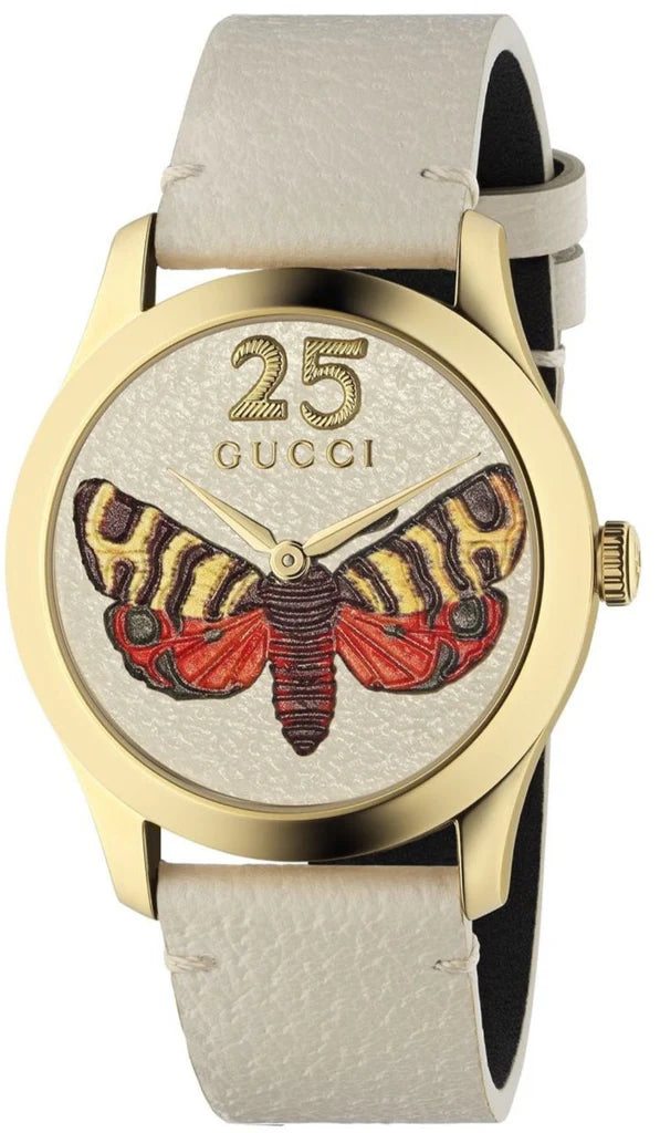 Women’s Gucci G-Timeless YA1264062 Leather Quartz Watch