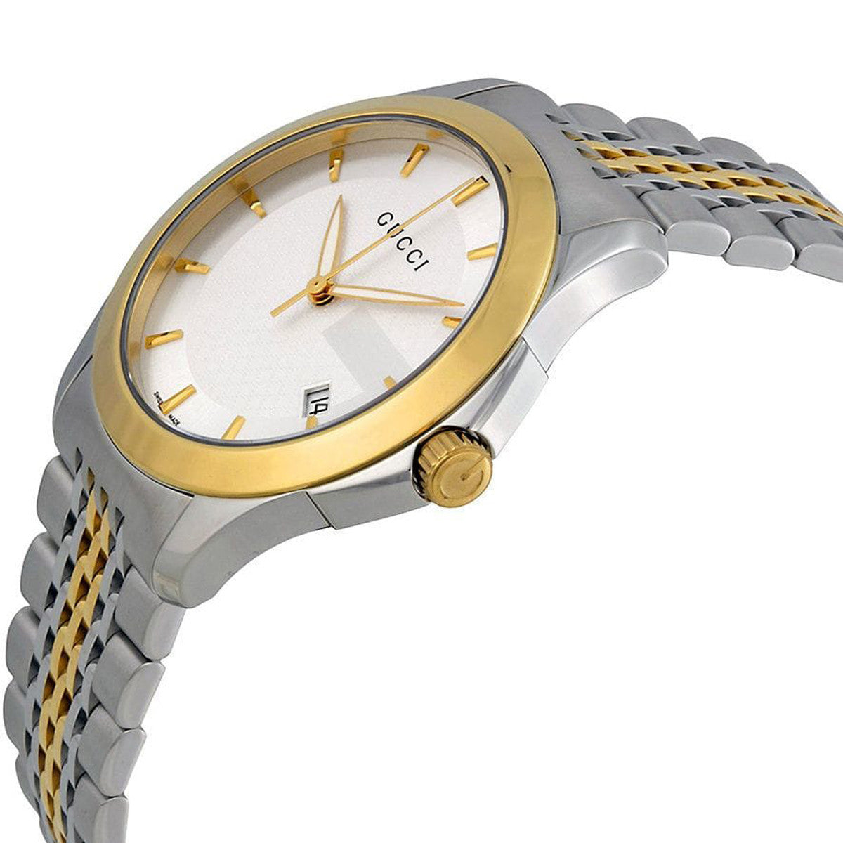 Gucci G-Timeless YA126409 Men’s 38mm Two-Tone Bracelet Watch