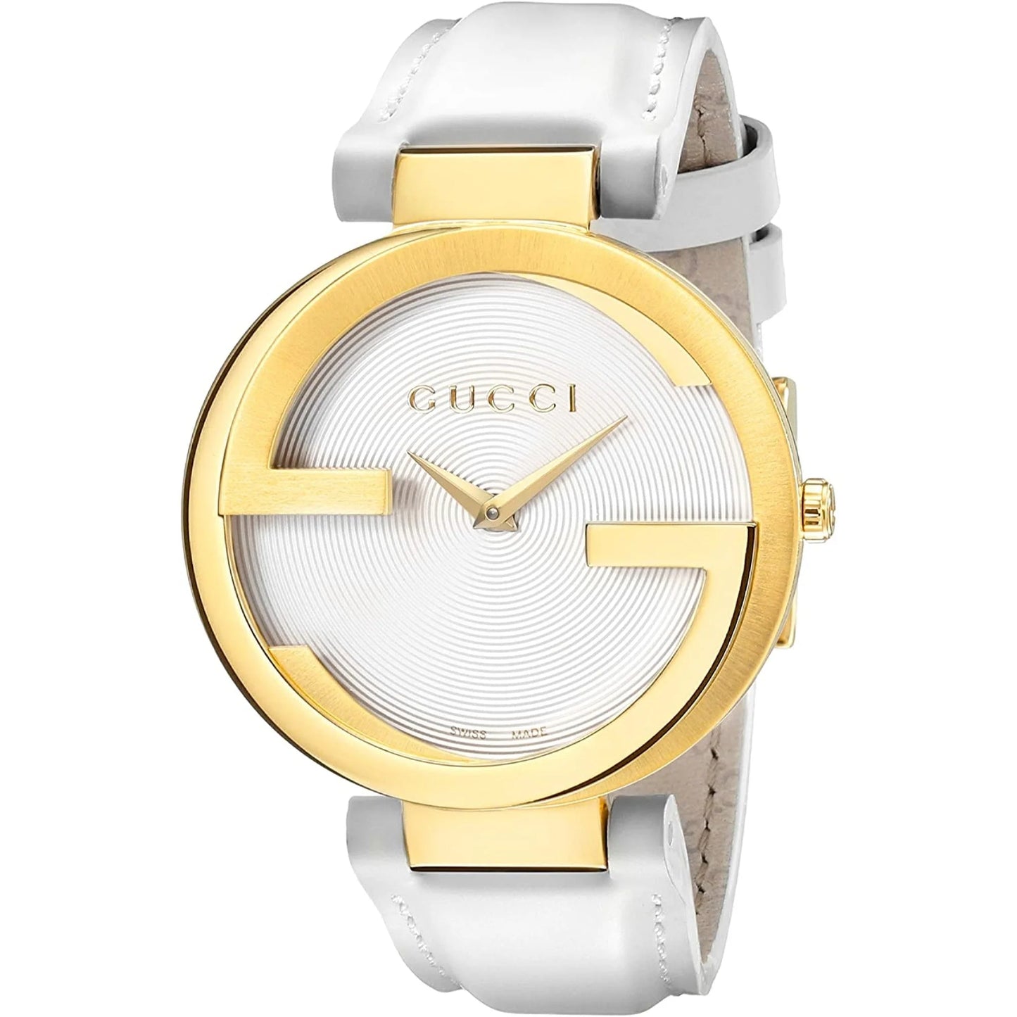 Ladies’ Gucci YA133327 Interlocking Yellow Gold Toned Quartz Watch