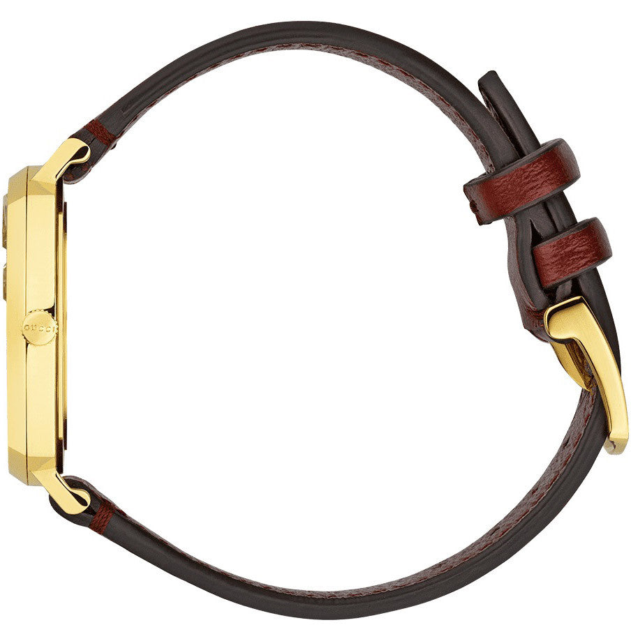 Unisex Gucci YA157405 Grip Quartz Watch with Yellow Gold