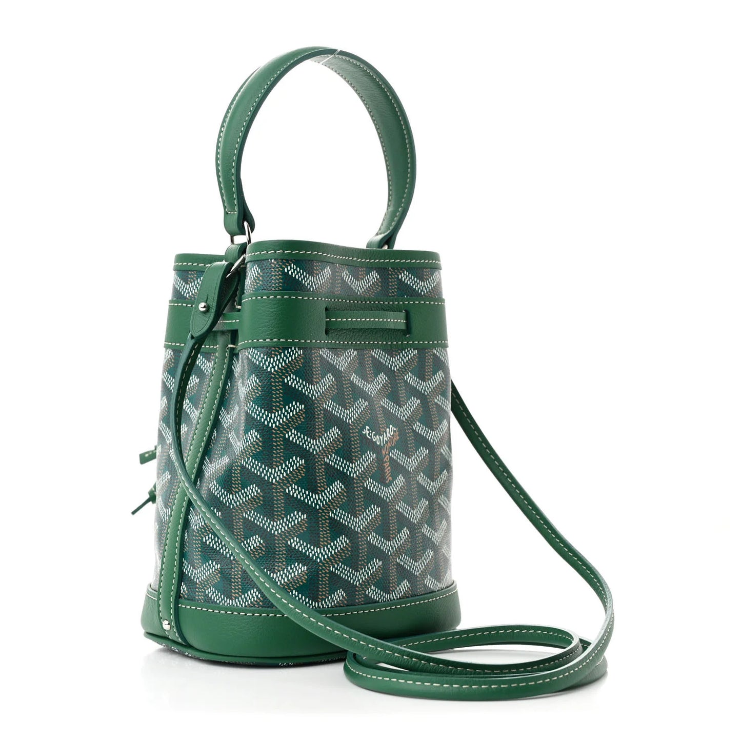 Goyard Goyardine Petit Flot Mini Bucket Bag – Green