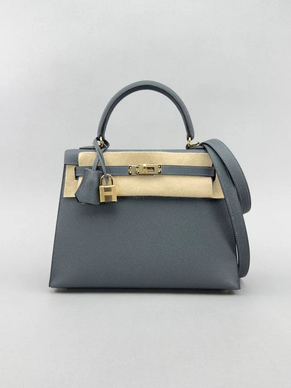 Hermès Kelly 25 Sellier – Gris Mouette