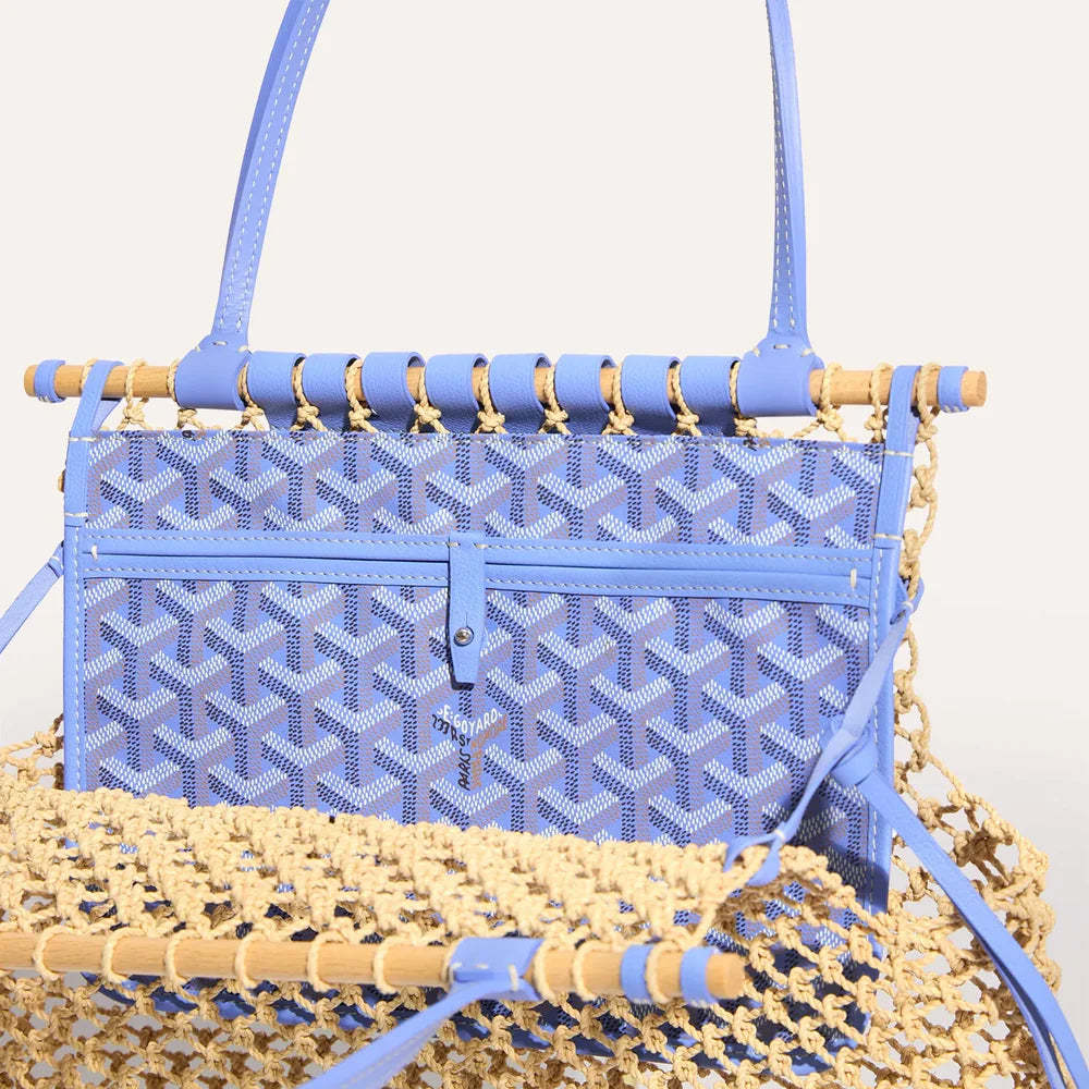 Goyard Aligre Tote Bag – Iris Goyardine Coated Canvas with Leather - Zeuskicks