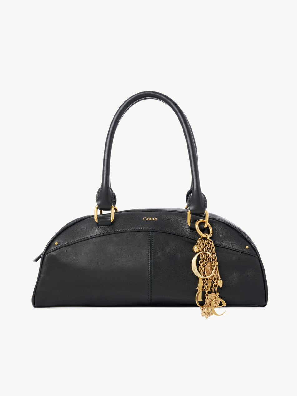 CHLOE bowling bag in soft leather Black by CHLOE