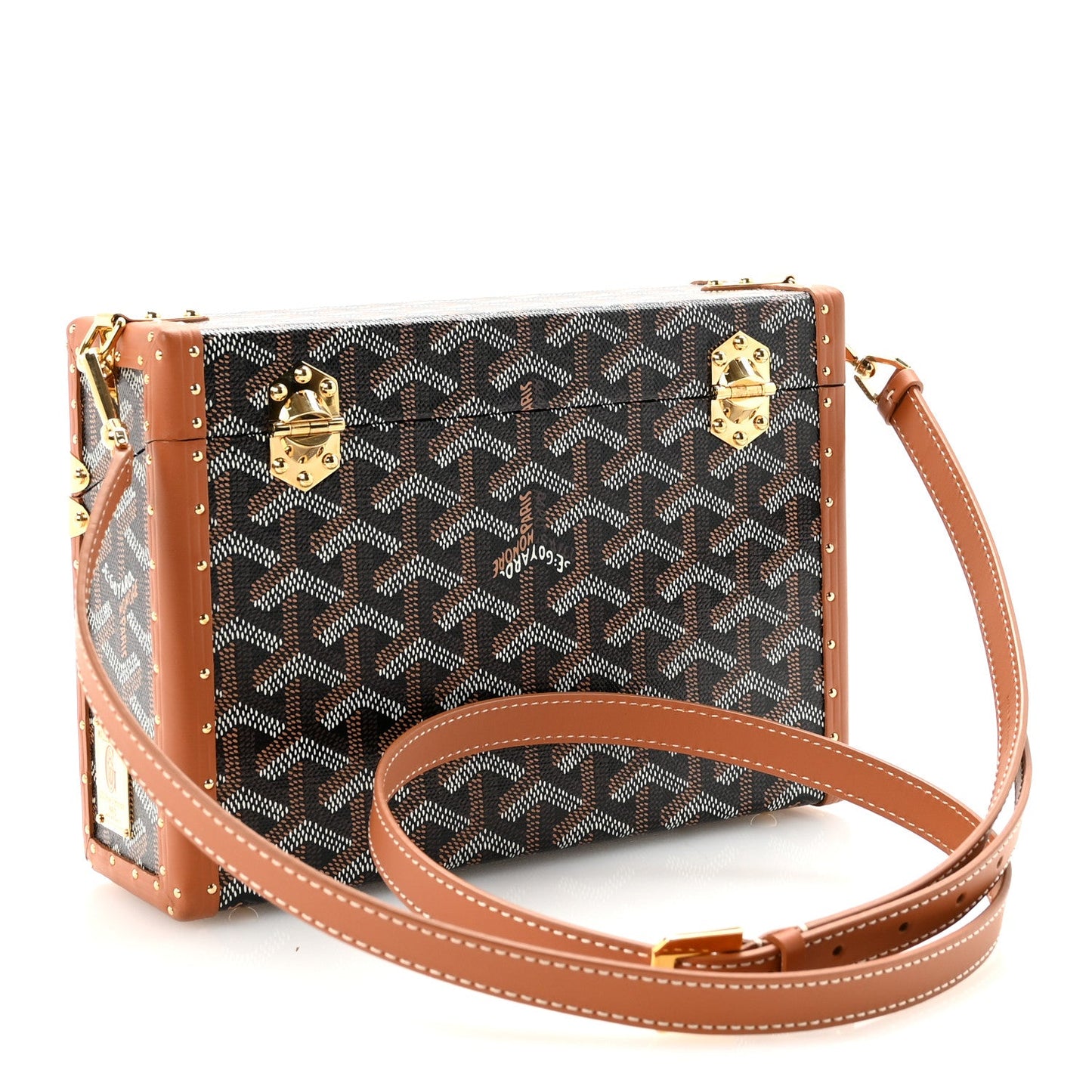 Goyard Cassette Trunk Bag – Black & Gold