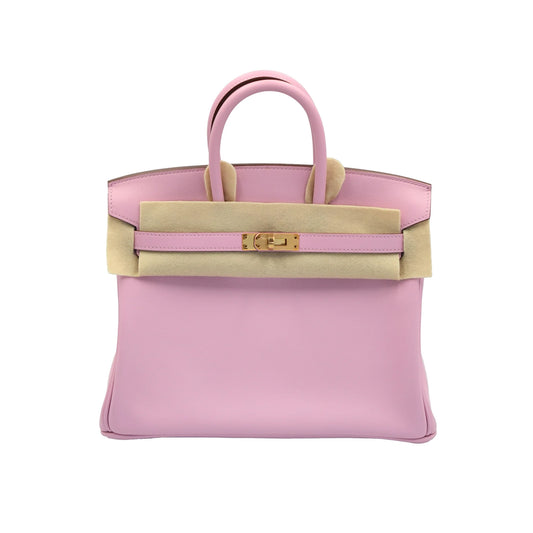 Hermès Birkin 25 – Mauve Sylvestre Swift Leather with Rose Gold Hardware - Zeuskicks