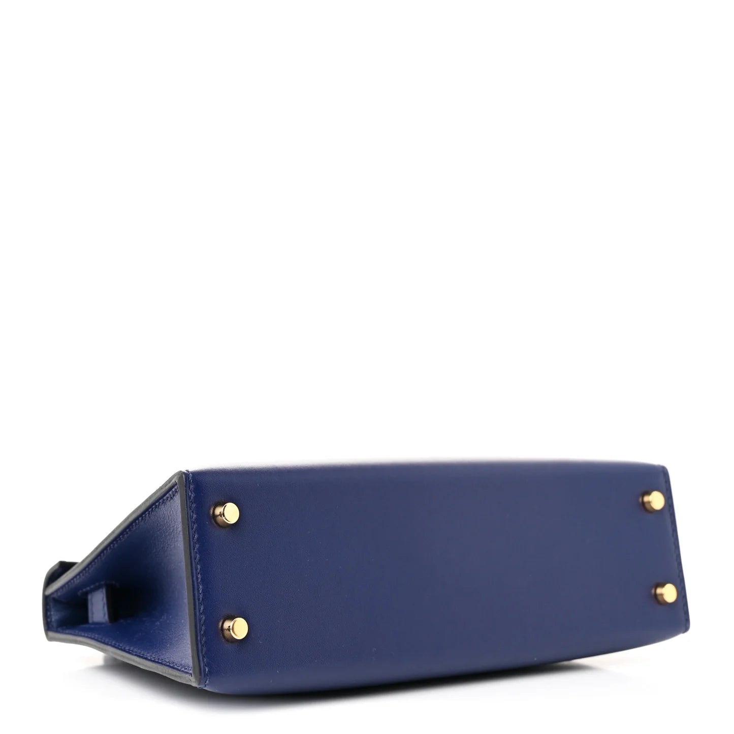 Hermès Tadelakt Mini Kelly Sellier 20 – Bleu Saphir