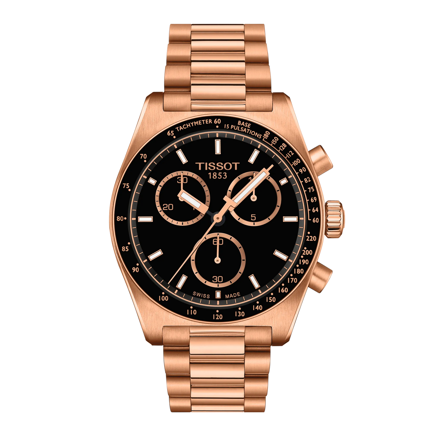 Tissot PR516 40mm Chronograph T149.417.33.051.00 – Full Rose Gold PVD