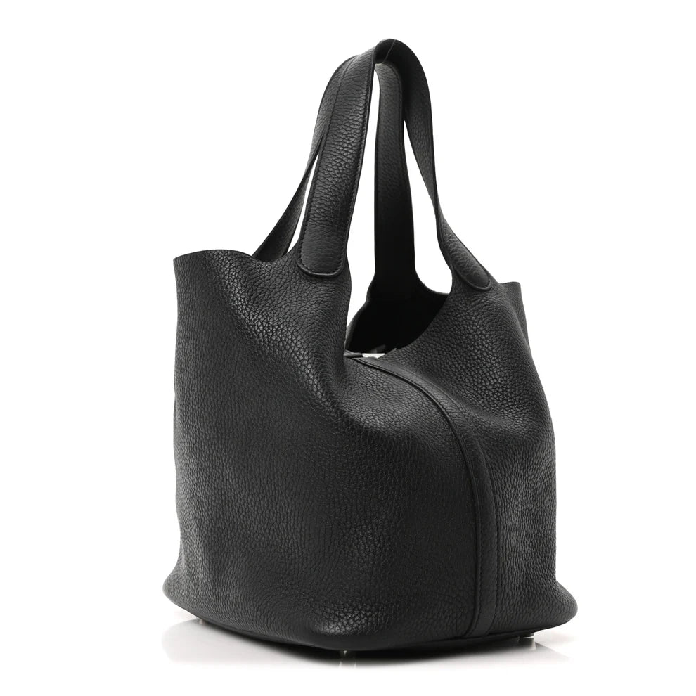 Hermès Picotin Lock 22 MM – Black Taurillon Clemence Leather - Zeuskicks