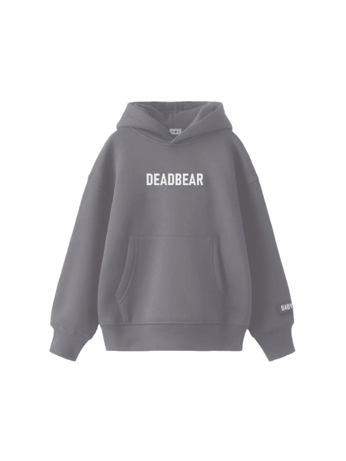 Babybear Grey Hoodie - for kids by DEADBEAR