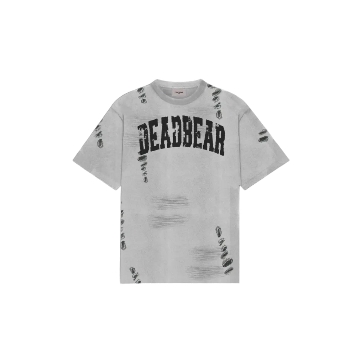 Distressed Washed Grey Tee by DEADBEAR
