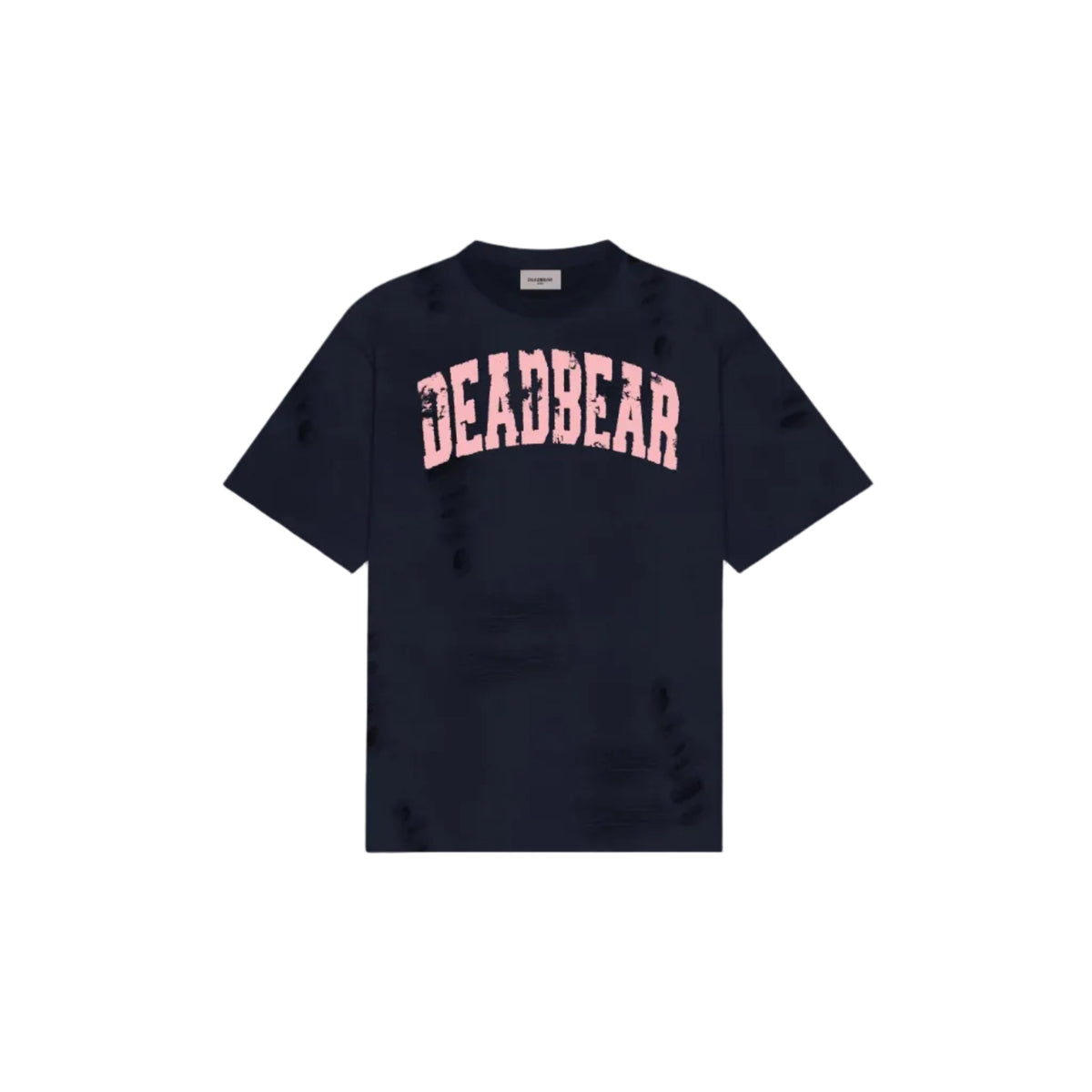 Distressed Navy Tee by DEADBEAR