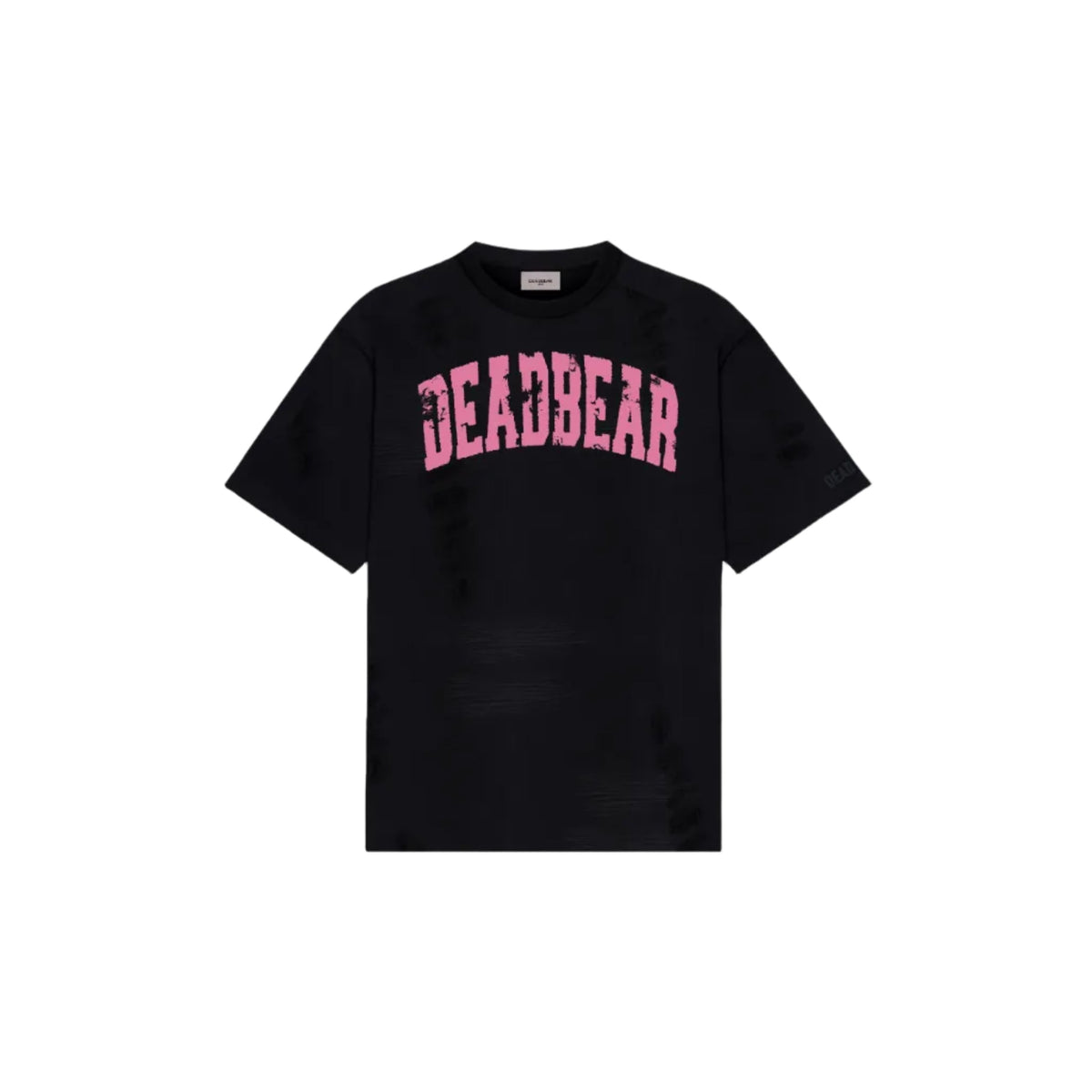 Distressed Black Tee by DEADBEAR