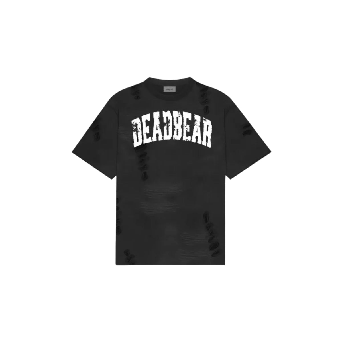 Distressed Washed Black Tee by DEADBEAR