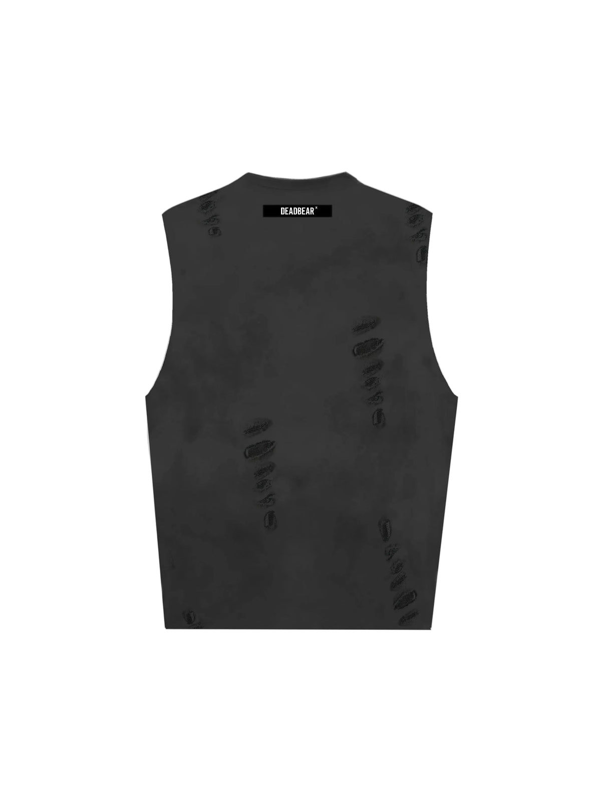 Distressed Washed Black Tank by DEADBEAR