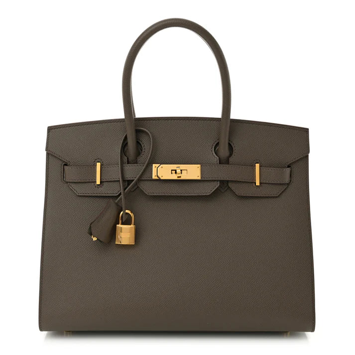 Hermès Birkin 30 Sellier – Epsom Leather in Etain with Gold Hardware